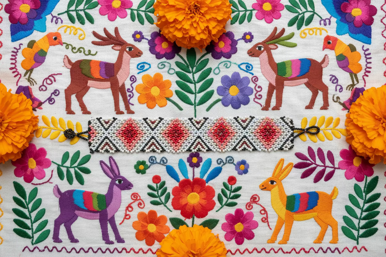 Chaquira Beaded Bracelet